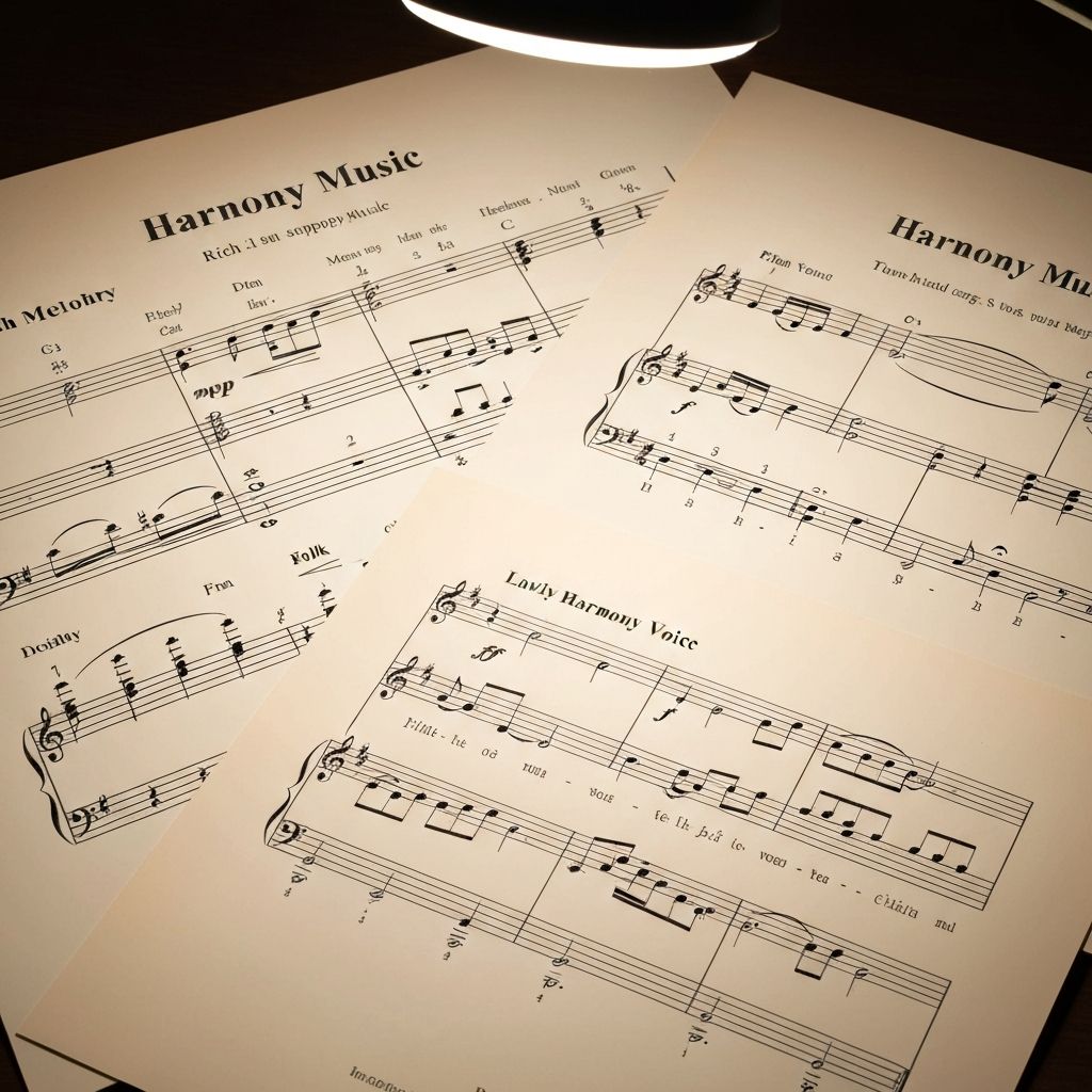 和声学基础谱例